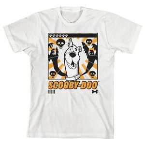 Scooby Doo Anime Style White T-Shirt Toddler Boy to Youth Boy - 1 of 3