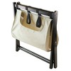 Dora Luggage Rack with Removable Fabric Basket Walnut Brown - Winsome: Guest Room Essentials - image 2 of 4