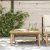 Garden Table Natural Bamboo Bamboo 25.6 x 25.6 x 11.8 in vidaXL - 3 of 4