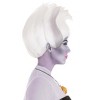 HalloweenCostumes.com One Size Fits Most Women DISNEY Adult White Ursula Wig Women, Little Mermaid Ursula Halloween Cosplay Wig, White/Purple/Gray - 4 of 4