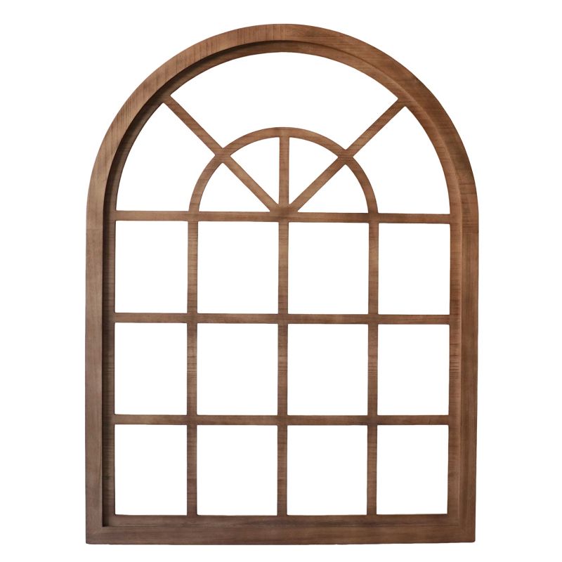 VIP Wood 24.8 in. Brown Decorative Frame Wall Accent, 1 of 2