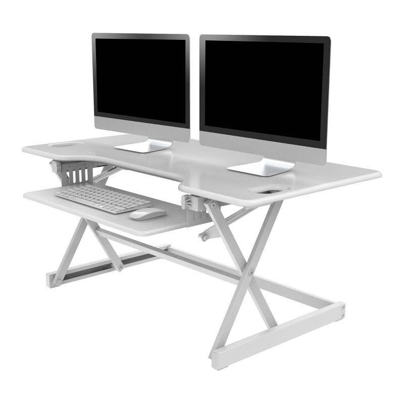 Height Adjustable Sit To Standing Desk Riser - Rocelco, 1 of 7