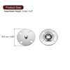 Unique Bargains Alloy Invisible Durable High Hardness Buckle Fasteners Press Studs Buttons 5 Pcs - 2 of 4