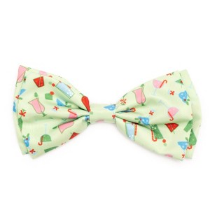 The Worthy Dog Holiday Cheer Adjustable Bow Tie Accessory - 1 of 3