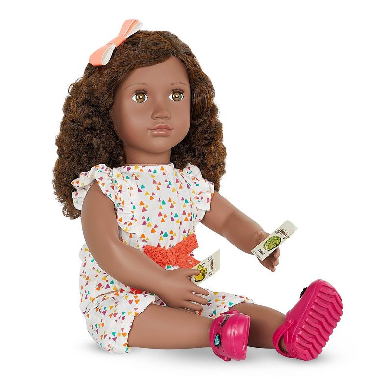 Our Generation Nahla with Storybook &#38; Accessories 18&#34; Posable Gardening Doll, 5 of 10