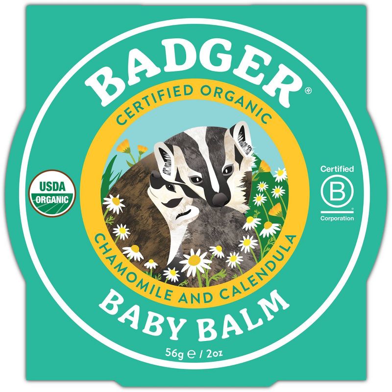 Badger Organic Baby Balm Skin Care - 2oz, 1 of 8