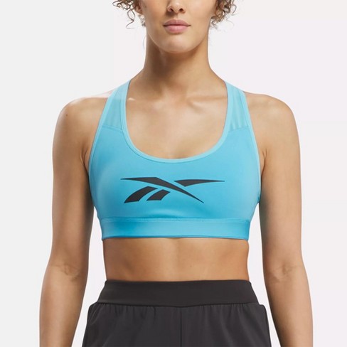 Reebok Lux Vector Racer Sports Bra 2xs Black : Target