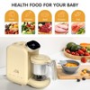 Chefhandy 5-in-1 Baby Food Maker | Auto Steam, Cook & Grind Blender | with Baby Bottle Warmer & 6 BPA-Free Pouches | Touch Screen Control, Yellow - 4 of 4