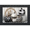 Briarwood Lane Doormat 30x18 Indoor Outdoor Black White Pumpkins Fall For Fall Doormat - 2 of 4