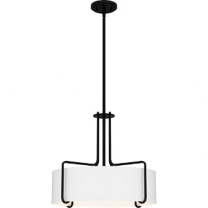 Quoizel Lighting Hanley 4 - Light Pendant in  Matte Black - 1 of 4