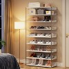 Tribesigns 63" 8-Tier Acrylic Shoe Rack for 24-32 Pairs - 4 of 4