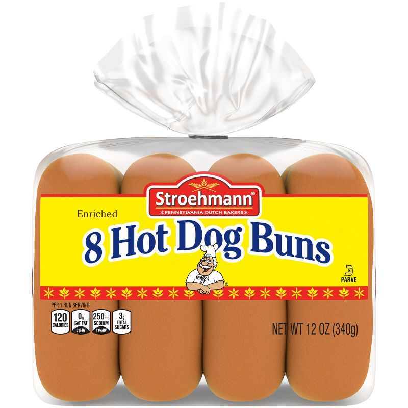 Stroehmann Hot Dog Buns - 12oz, 1 of 7