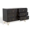 Marigold 6 Drawer Mid-Centry Dresser - SFV5710 - Safavieh Couture - 4 of 4