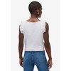 ellos Plus Size Button-Front Ruffle Sleeve Tank - 3 of 4