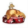 Old World Christmas Blown Glass Ornament for Christmas Tree, Sleepy Golden Retriever - 4 of 4