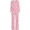Lands' End Women's Knit Pajama Set Long Sleeve T-Shirt and Pants - 3 of 3