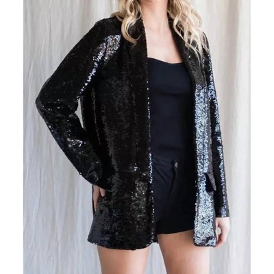 Women's Clark Sequin Blazer - Veveret