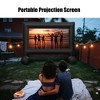 Costway 14FT\16FT\18FT\20FT Inflatable  Projector Screen Projection Outdoor Home Theater W/ Blower - 2 of 4