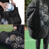 Heavy Duty XL Soccer Mesh Equipment Ball Bag w/Adjustable Backpack Shoulder Strap Design for Coach. 2 Different Size Front Pockets - 2 of 4