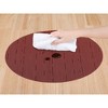 REGALWOVEN PVC Oval Kitchen Dining Table Decor Wipeable Placemats 6 Pcs - 3 of 4