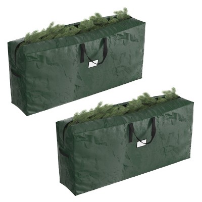 Hastings Home Christmas Tree Storage Bags With Zipper Closure - 2 Pack, Green