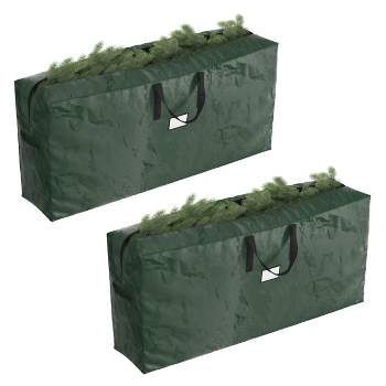 Hastings Home Artificial Tree Storage Bag Set of 2 - Protects Holiday Decorations and Inflatables
