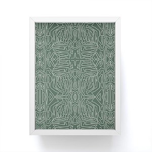 Marta Barragan Camarasa Abstract pattern linear stroke Framed Mini Art Print 4" (H) x 3" (W) x 1" (D) - Society6 - 1 of 3