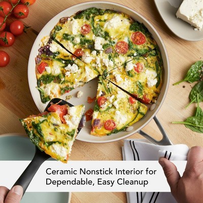Empire Red 12.25-Inch Aluminum Ceramic Nonstick Frying Pan