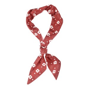 Unique Bargains Women's Patterns Satin Headband 1 Pc - 1 of 4