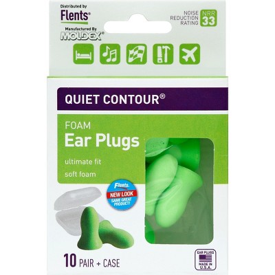 Flents Protechs Quiet Contour Foam Ear Plugs 10 Pr : Target