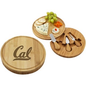 NCAA California Berkeley University Golden Bears Bamboo Cheese, Charcuterie Board - 1 of 4