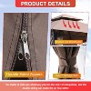 BestMassage Gazebo Canopy Tent BBQ Outdoor Patio Tent Grill Gazebo, Brown - 3 of 4
