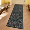 Lahome GST Intricate Floral Abundance Short Pile Velvet Rectangular Indoor Area Rug - 2 of 4