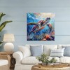 Stupell Industries Rainbow Sea Turtle & Bubbles Canvas Art - 3 of 4