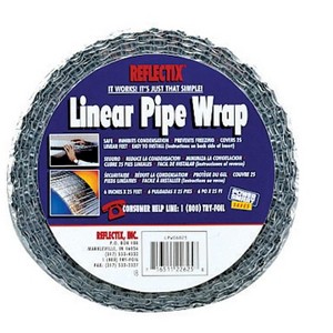 Reflectix - Aluminum Linear Pipe Wrap - 24.5 in x 25 ft - Case of 4 - 1 of 1