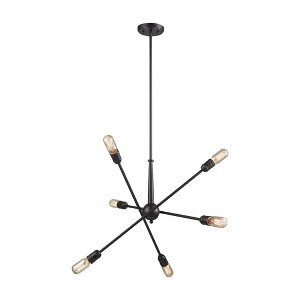Elk Home Delphine 6 - Light Chandelier in  Oil Rubbed Bronze - 1 of 4