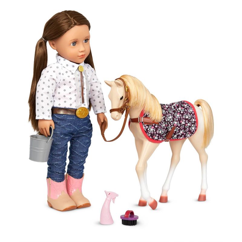 Our Generation Palomino Horse Foal Accessory Set for 18&#34; Dolls, 4 of 12