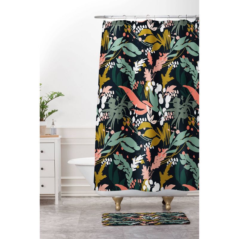 Brushstrokes of Nature II Shower Curtain Green - Deny Designs, 4 of 7
