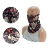 Unique Bargains Floral Printed Earloop Neck Gaiter 1 Pc - 4 of 4