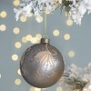 Whisen D3.9" Christmas Ball Ornaments, Glass Decorative Hanging Ball Christmas Tree Ornaments, Set of 6 - 3 of 4