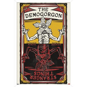 Trends International Netflix Stranger Things: Season 4 - Demogorgon Card Framed Wall Poster Prints - 1 of 4