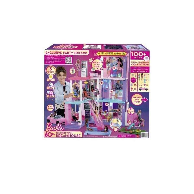 Barbie - The 60th Anniversary Celebration Dream House Playset, 1 of 7