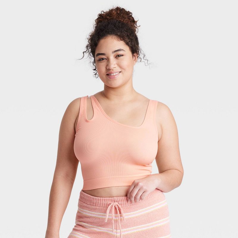 Women's Cut Out Brami - Colsie™ Pink, 4 of 5