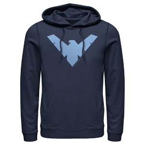 Men's Batman Nightwing Logo Pull Over Hoodie - 1 of 3
