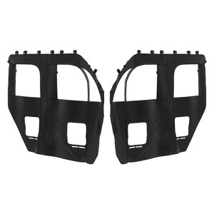 VEVOR Cab Enclosure Upper Doors, Compatible with CFMOTO Uforce 1000 XL 2022-2024 , Windproof Waterproof Upgraded Zipper UTV Soft Side Window Kit,Black - 1 of 4