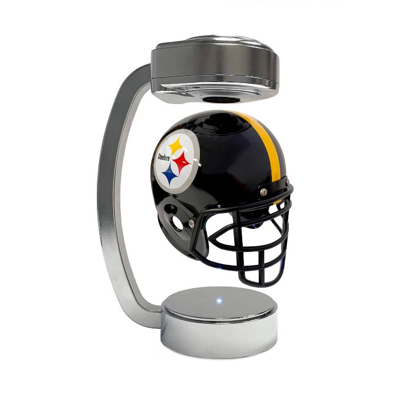 NFL Pittsburgh Steelers Chrome Mini Hover Helmet Sports Memorabilia, 1 of 3