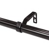 Lumi Home Furnishings 36"x66" Decorative Drapery Single Rod Set with Classic Square finials Oil-Rubbed Bronze - 4 of 4