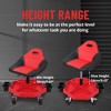 400 LBS Mobile Rolling Gear Seat Height Adjustable 7.07"-9.43" With Equipment Tray - 2 of 4