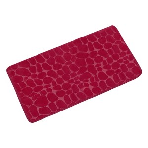 Unique Bargains Memory Foam Non-slip Water Absorbent Machine Washable Bath Mat - 1 of 4