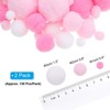 Unique Bargains Creative High Elastic Decoration Home Art Supplies Pom Poms 260 Pcs - 2 of 4